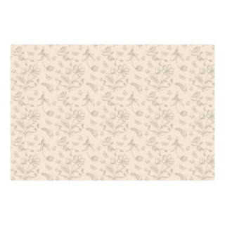 Kukkakuvioinen Pöytäliina Beige