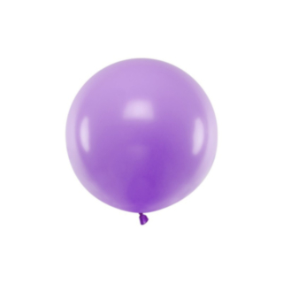 Suuri Pyöreä Ilmapallo Pastelli Violetti