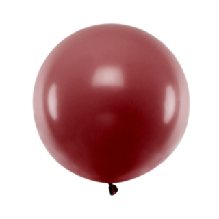 Pyöreä Ilmapallo Viinipunainen 60 cm