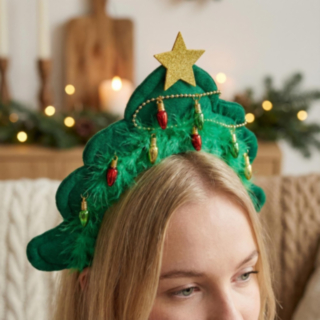 Joulukuusi Hiuspanta Vihreä
