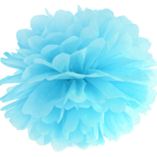 Pom Pom Vaaleansininen