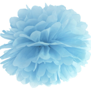 Pom Pom Vaaleansininen