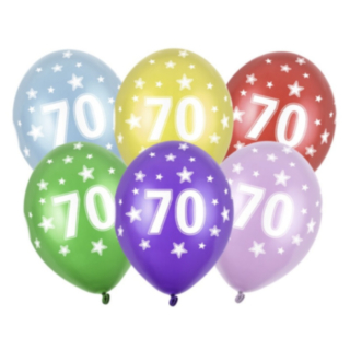 70-Vuotisilmapallot Värisekoitus
