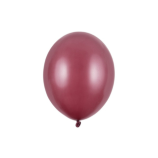 Lateksi-ilmapallot Metallic Maroon