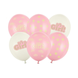 It's A Girl Lateksi-ilmapallot