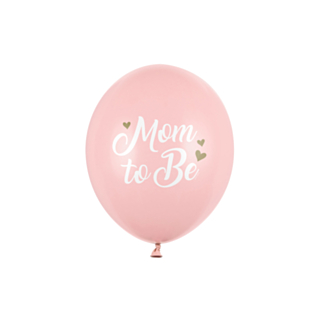 Mom To Be ilmapallot vaaleanpunainen