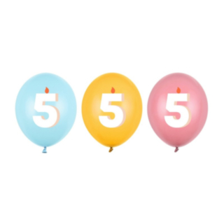 5-Vuotis Syntymäpäivä Lateksipallot