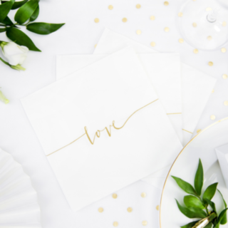 Kultaiset Love-servetit