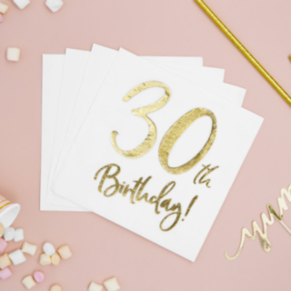 30th Birthday -servetit