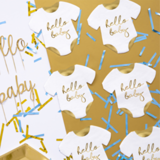 Hello Baby body-servetit