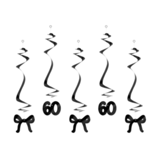 60-Vuotiaan Kierrekoristeet Musta