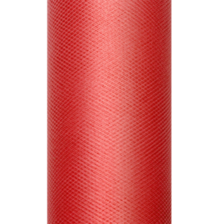 Punainen tyllikangasrulla