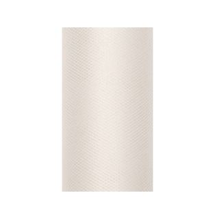 Luonnonvalkoinen organza-kangasrulla