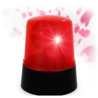 Mini Poliisivalo Punainen