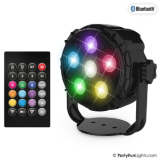 LED Diskovalot 6 RGB Monivärinen