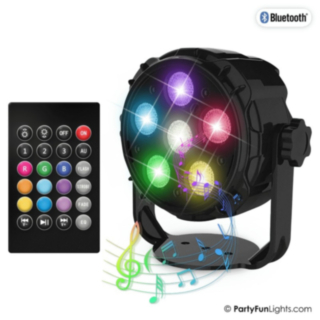 LED Diskovalo & Kaiutin Monivärinen