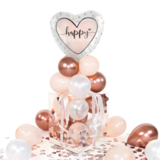 Balloha® Laatikko Sydän Happy Birthday