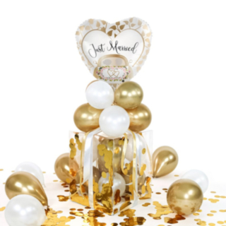 Balloha® Laatikko Just Married Birthday