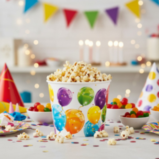 Ilmapallo Popcorn Kulho