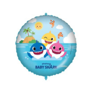 Baby Shark® Pyöreä Foliopallo