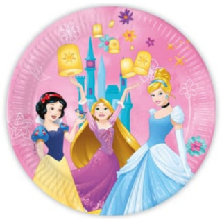 Disney Princess® Isot Kertakäyttölautaset