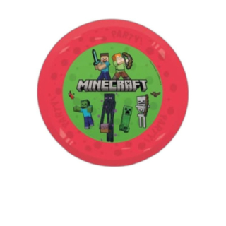 Minecraft® Uudelleenkäytettävät Muovilautaset