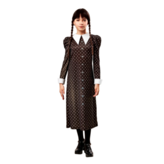 Wednesday Addams® Koulupuku Lasten Naamiaisasu