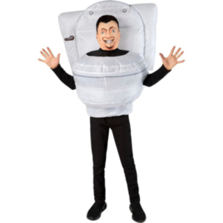 Skibidi Toilet® Puhallettava Naamiaisasu