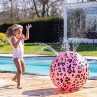 Leopard Sprinkleripallo Vaaleanpunainen