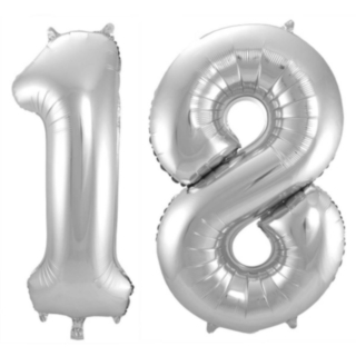 18 Vuotis Folioilmapallot Eri Väreissä 18 Vuotis Folioilmapallot Eri Väreissä