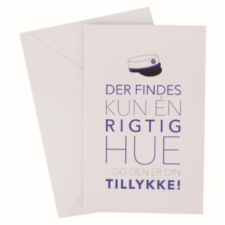 Ylioppilaskortti ja kirjekuori sininen