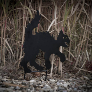 Halloween Kissa Metallisiluetti