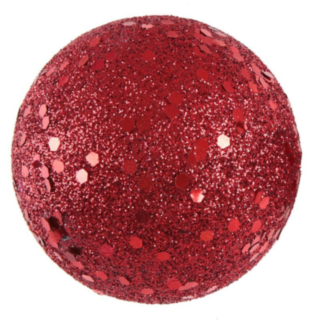 Glitterpallot Punainen