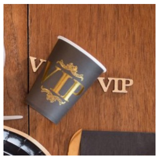 VIP Pahvimukit Kultamusta