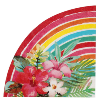 Aloha sateenkaari servetit