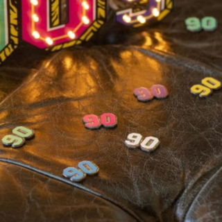 90's Konfetti Värikäs