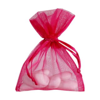 Satiininauha Organzapussit Pinkki