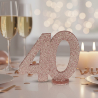 40 Vuotis Pöytänumero Ruusukulta