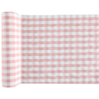Ruudullinen Kaitaliina Vaaleanpunainen