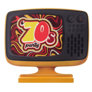 70-luvun TV Puukoriste