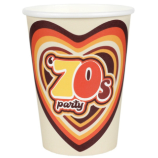 70-luvun Retro Pahvimukit