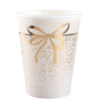 Glitter Rusetti Kupit Valkoinen