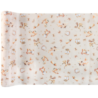 Nallekuvioinen Kaitaliina Beige
