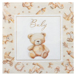 Little Teddy Lautasliinat Norsunluu