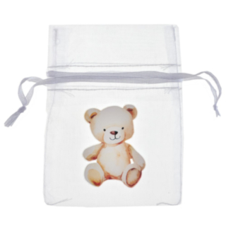 Little Teddy Organza Pussi Norsunluu