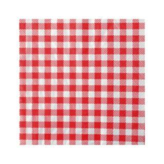 Ruudulliset Piknik Aamiaislautasliinat Punainen
