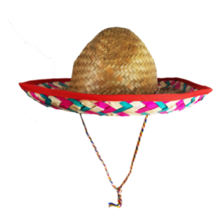 Punavalkoinen pieni sombrero