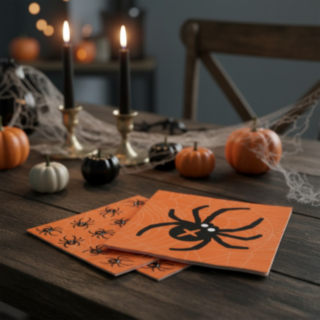 Halloween hämähäkki servetit