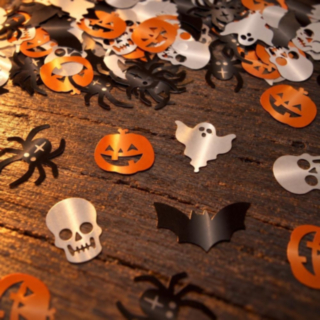 Halloween konfetti