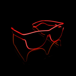 LED Wayfarer Silmälasit Punainen